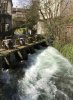 A 'raging stream' in Divonne-les-Bains, nr Geneva.